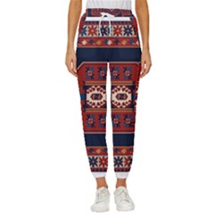 Armenian Carpet Cropped Drawstring Pants by Gohar