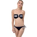 Babbo Issues - Italian humor Twist Bandeau Bikini Set View1