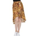 Insect Macro Honey Bee Animal Frill Hi Low Chiffon Skirt View1