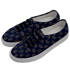 Gold Mermaids Silhouettes Men s Classic Low Top Sneakers by ConteMonfrey