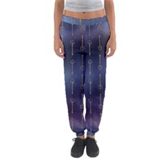 Trident On Blue Ocean  Women s Jogger Sweatpants by ConteMonfrey