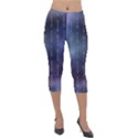 Trident On Blue Ocean  Lightweight Velour Capri Leggings  View1