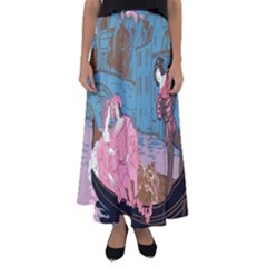 Gondola Ride   Flared Maxi Skirt by ConteMonfrey