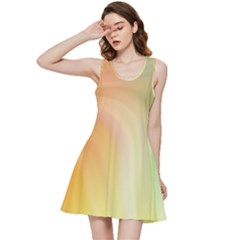 Gradient Orange, Green - Colors Fest Inside Out Racerback Dress by ConteMonfrey