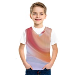 Gradient  Orange Green Red Kids  Basketball Tank Top by ConteMonfrey