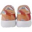 Gradient  orange green red Kids  Velcro Strap Shoes View4