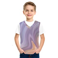 Gradient Purple Orange Kids  Basketball Tank Top by ConteMonfrey