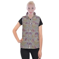 Pattern Armenian Birds Women s Button Up Vest by Gohar