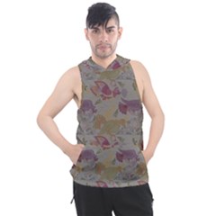 Pattern Armenian Birds Men s Sleeveless Hoodie by Gohar