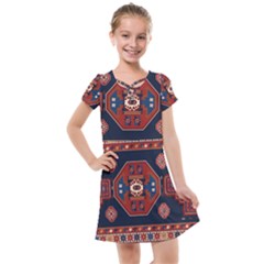 Armenian Carpet Kids  Cross Web Dress by Gohar