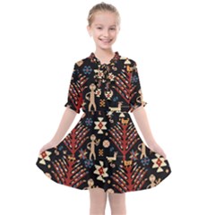 Carpet-symbols Kids  All Frills Chiffon Dress by Gohar