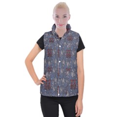 Armenian Ornaments Women s Button Up Vest by Gohar