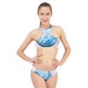 Silver Framed Washing Machine Animated High Neck Bikini Set View1