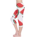 Watermelon Seamless Pattern Capri Leggings  View3