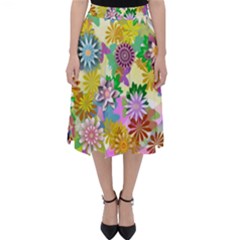 Illustration-pattern-abstract Classic Midi Skirt by Pakrebo