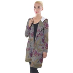 Pattern-tsit Hooded Pocket Cardigan by Gohar