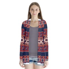 Armenian Carpet Drape Collar Cardigan by Gohar