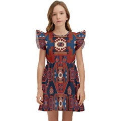 Armenian Carpet Kids  Winged Sleeve Dress by Gohar