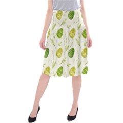 Easter Green Eggs  Midi Beach Skirt by ConteMonfrey