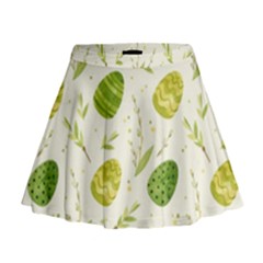 Easter Green Eggs  Mini Flare Skirt by ConteMonfrey