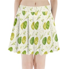 Easter Green Eggs  Pleated Mini Skirt by ConteMonfrey