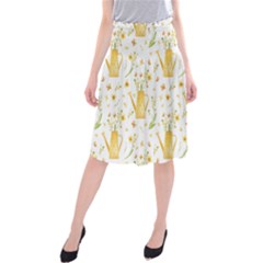 Easter Garden   Midi Beach Skirt by ConteMonfrey