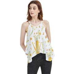 Easter Garden   Flowy Camisole Tank Top by ConteMonfrey