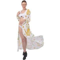 Easter Garden   Maxi Chiffon Beach Wrap by ConteMonfrey