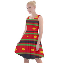 Game Lover Easter - Two Joysticks Knee Length Skater Dress by ConteMonfrey