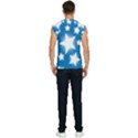 Snowflakes And Star Patterns Blue Stars Men s Raglan Cap Sleeve Tee View2