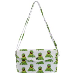 Kermit The Frog Removable Strap Clutch Bag by Valentinaart