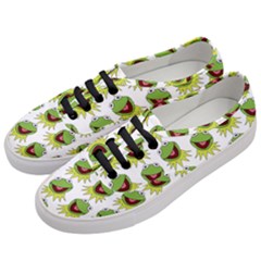 Kermit The Frog Women s Classic Low Top Sneakers by Valentinaart