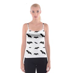 Bat Pattern Spaghetti Strap Top by Valentinaart