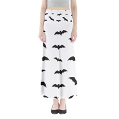 Bat Pattern Full Length Maxi Skirt by Valentinaart