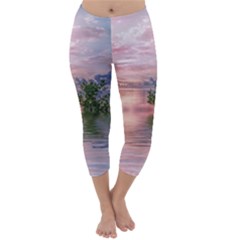 Nature Water Outdoors Travel Exploration Capri Winter Leggings  by danenraven