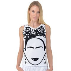 Frida Kahlo  Women s Basketball Tank Top by Sobalvarro