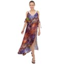 Fantasy Surreal Animals Psychedelic Pattern Maxi Chiffon Cover Up Dress View1