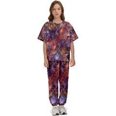 Fantasy Surreal Animals Psychedelic Pattern Kids  Tee And Pants Sports Set by danenraven