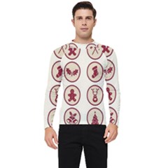 Christmas Winter Symbols Men s Long Sleeve Rash Guard by artworkshop