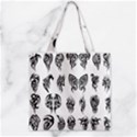 Tattoo Pattern Coin Purse Zipper Grocery Tote Bag View2