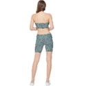 Forest Of Silver Pagoda Vines Stretch Shorts and Tube Top Set View2