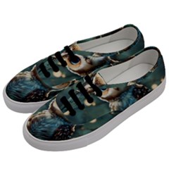 Owl Bird Bird Of Prey Ornithology Animal Men s Classic Low Top Sneakers by Pakemis