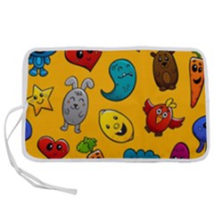 Graffiti Characters Seamless Ornament Pen Storage Case (s) by Pakemis