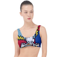 Rays Smoke Pop Art Style Vector Illustration The Little Details Bikini Top by Pakemis