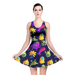 Space Patterns Reversible Skater Dress by Pakemis