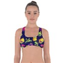 Space Patterns Got No Strings Sports Bra View1