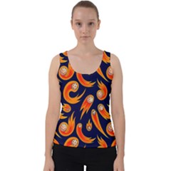 Space Patterns Pattern Velvet Tank Top by Pakemis