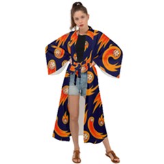 Space Patterns Pattern Maxi Kimono by Pakemis