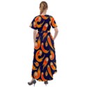 Space Patterns Pattern Front Wrap High Low Dress View2