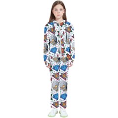 Full Color Flash Tattoo Patterns Kids  Tracksuit by Pakemis